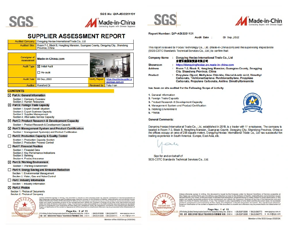 Mono Propylene Glycol / Propanediol / Liquid/Monostearate /PPG/ Material/CAS No 57-55-6 Propylene Glycol for Solvent